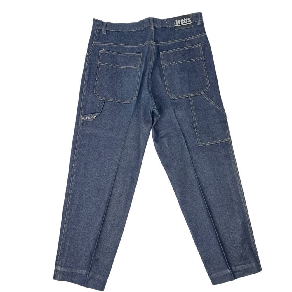 Webs W-1 Carpenter Jeans 40x32 Vintage Y2K Baggy Loose Fit Skate Hip Hop Denim